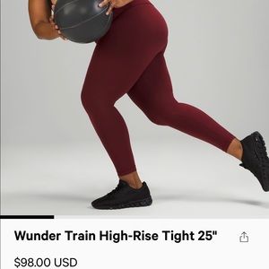 6 WUNDER TRAIN 25” Cassis tights